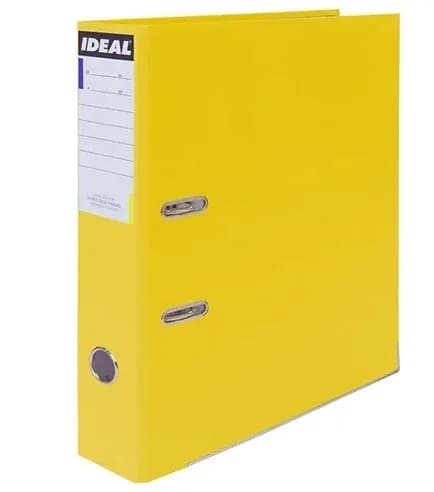 ARCHIVADOR ANCHO OFICIO IDEAL AMARILLO