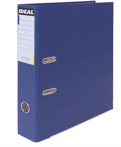 ARCHIVADOR ANCHO OFICIO IDEAL AZUL