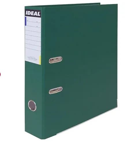ARCHIVADOR ANCHO OFICIO IDEAL VERDE
