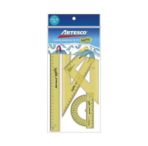JUEGO GEOMETRICO ARTESCO FLEXIBLE 30 CM