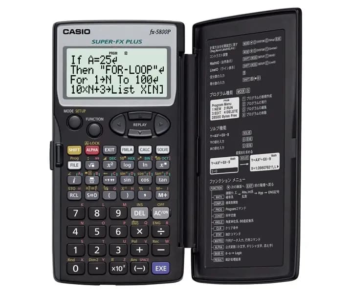 CALC. CASIO FX 5800 P CIENTIF PROGRAM