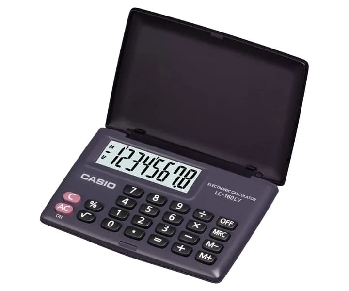 CALC. CASIO LC 160 LV-BK WE