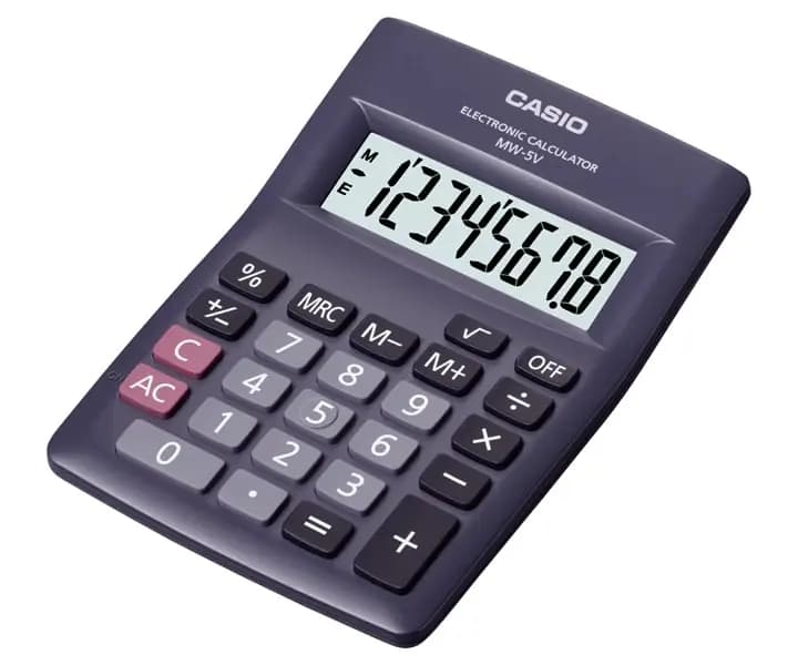 CALC. CASIO MW 5V-BK-WE