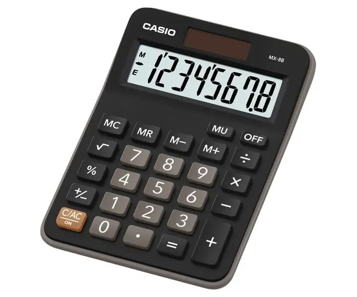 CALC. CASIO MX 8 B-S