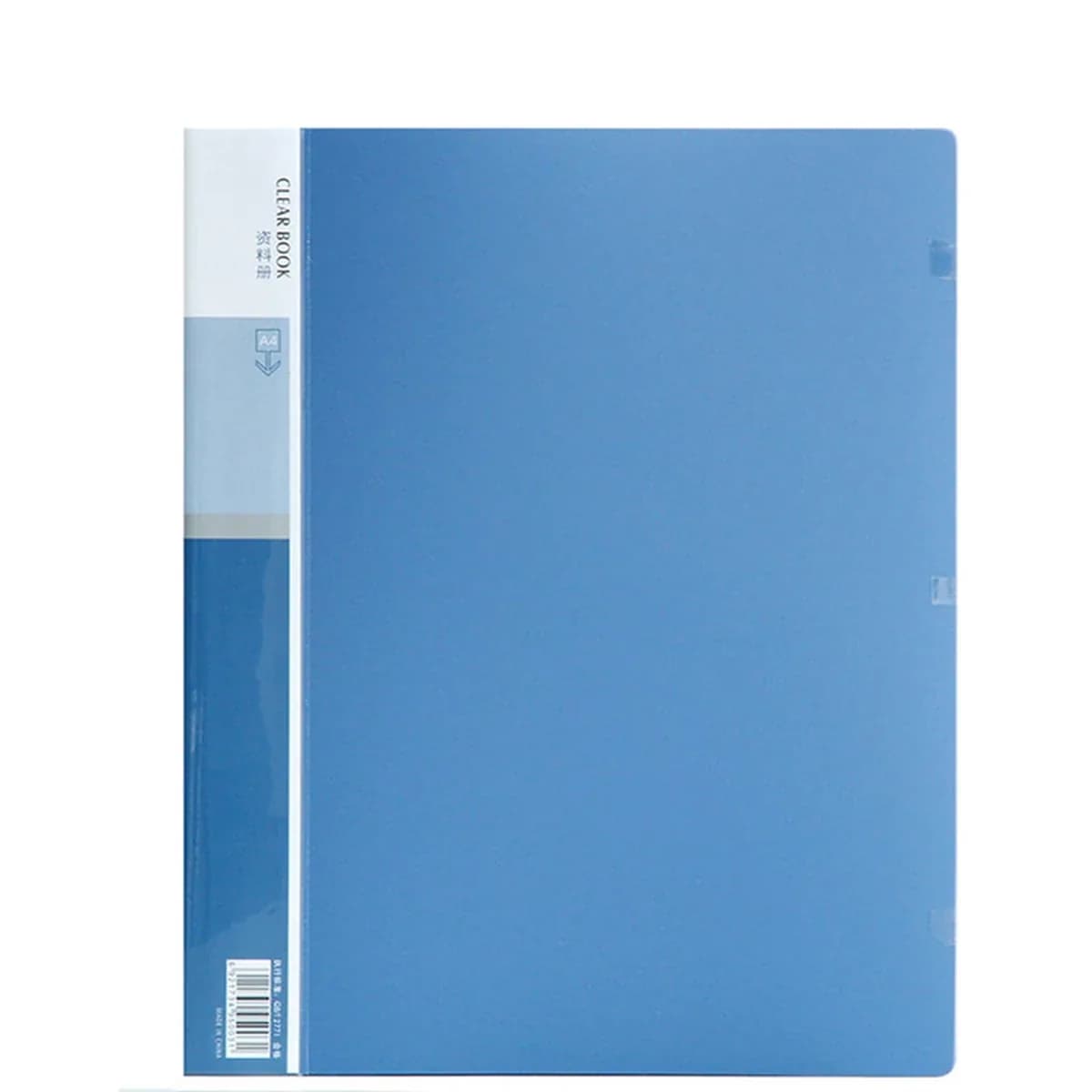 CARPETA CUADERNO T TRANSPARENTE AZUL MARINO