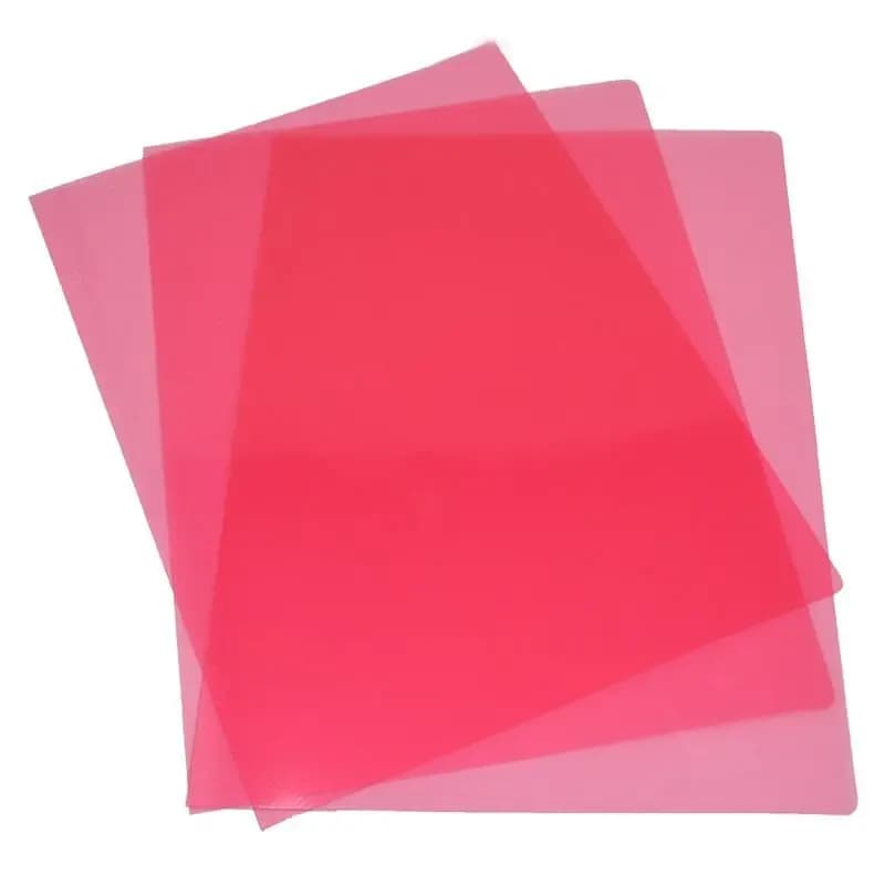 CARPETA CUADERNO T TRANSPARENTE ROSADO