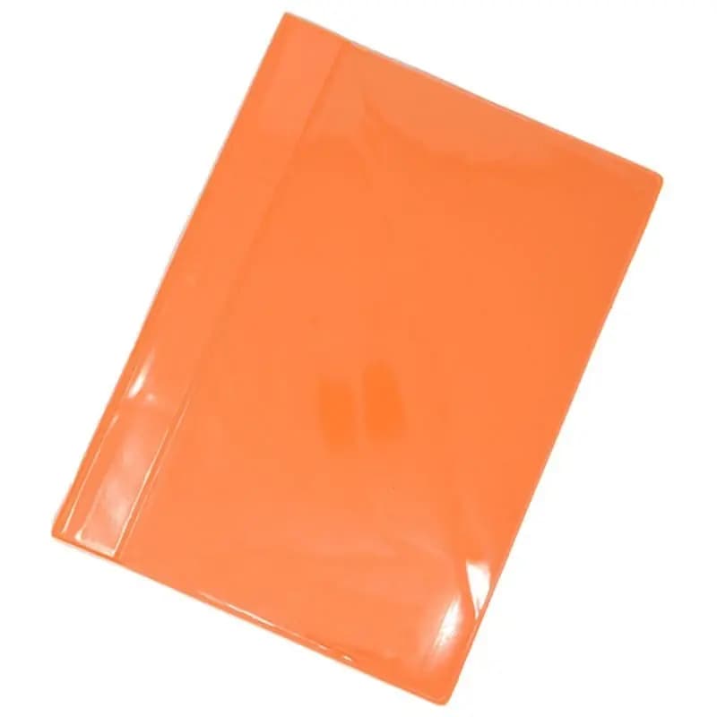 CARPETA OFICIO T TRANSPARENTE NARANJA