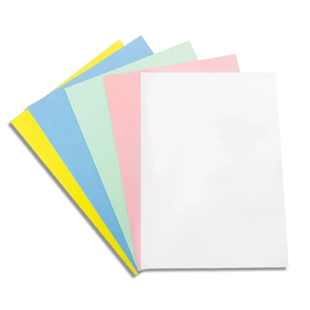FUNDA CART. BRISTOL INEN COLORES X 10UN