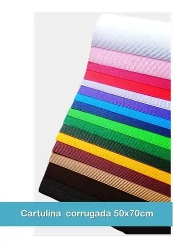 PLIEGO CART. CORRUGADA ESTAMPADA 50X70