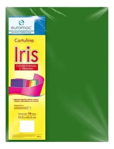 PLIEGO CART. IRIS VERDE 150GR