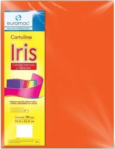 PLIEGO CART. IRIS NARANJA 150GR