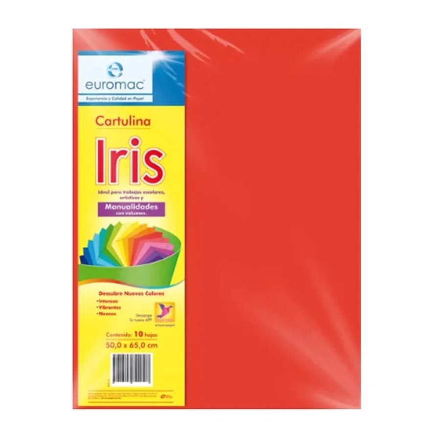PLIEGO CART. IRIS ROJO 150GR
