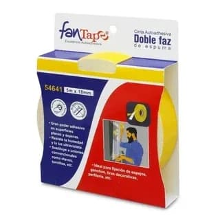 CINTA DOBLE FAZ FANTAPE 2 METROS 18MM