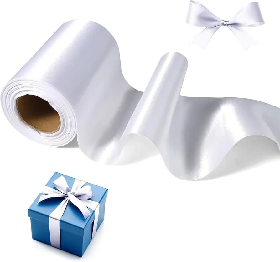 CINTA ANCHA REGALO BLANCA