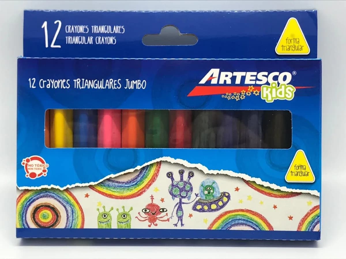 CRAYON ARTESCO TRIANGULAR X 12COL