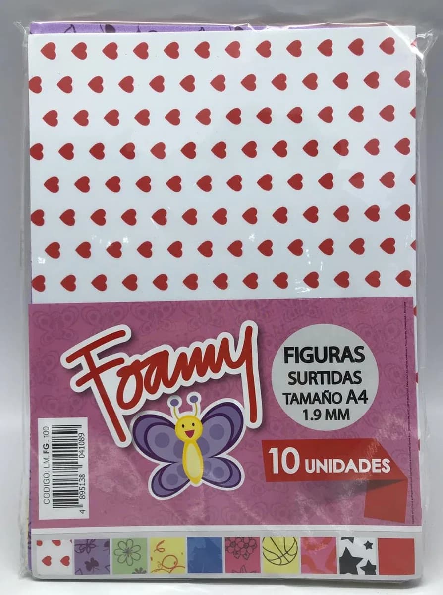 FOMIX X 10UN INEN FIGURAS DISENOS SURTIDOS