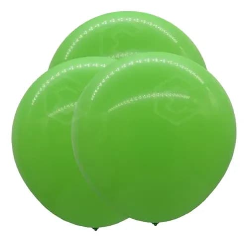 GLOBO FUNDA X 100 UN CELINA VERDE LIMON V OBSC