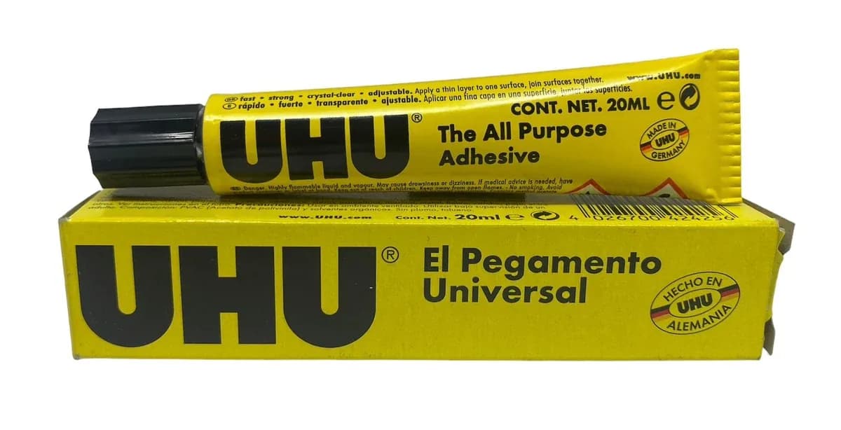 PEGAMENTO UNIV. UHU TUBO X 20ML MANUAL