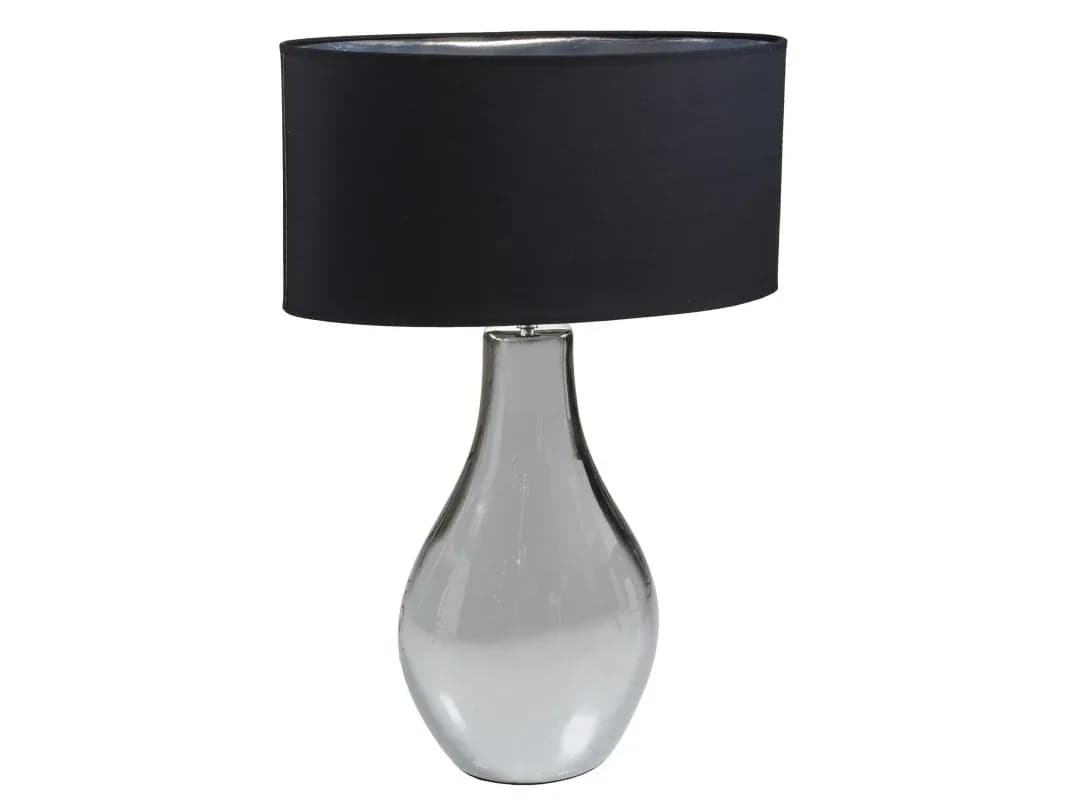 LAMPARA MOHA. NEGRA PLATA STS-3573