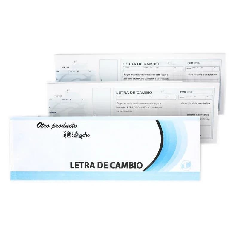 LETRA DE CAMBIO HOJA