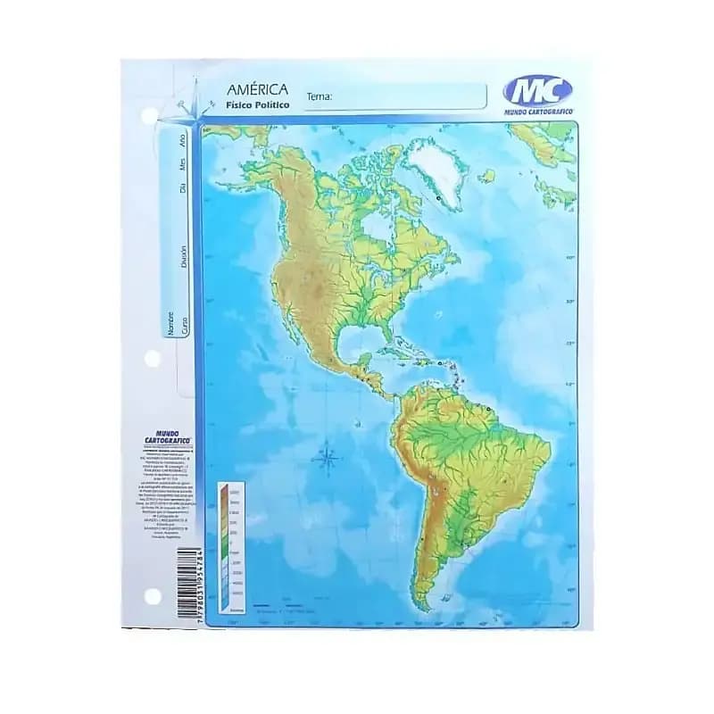 MAPA FISI.POL. ECUA.LOJA. AMERIC.88X63