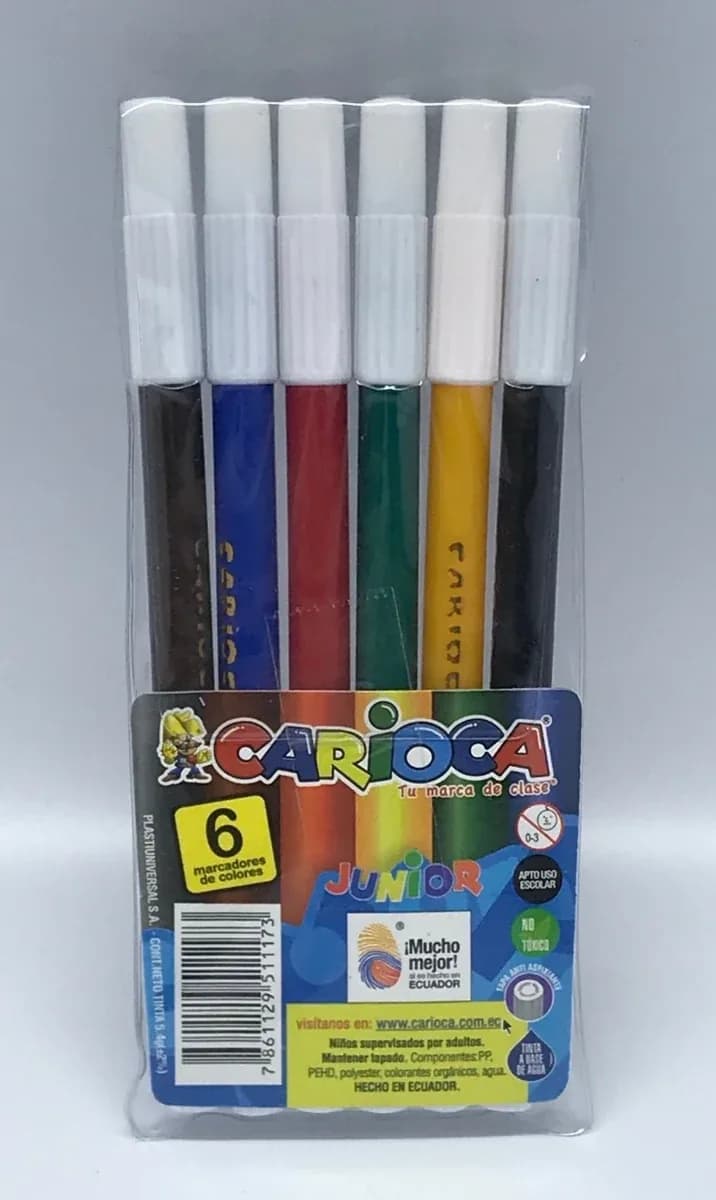 MARCADOR CARIOCA X 6COL