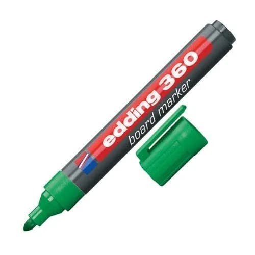 MARCADOR EDDING 360 BORRABLE VERDE