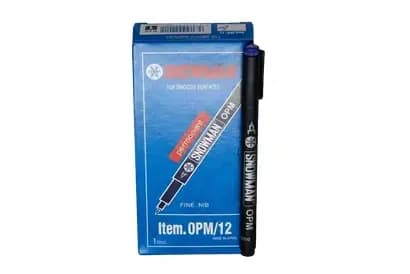 MARCADOR SNOWMAN OPM PERMANENTE AZUL MEDIO