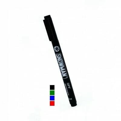MARCADOR SNOWMAN OPF PERMANENTE AZUL FINO