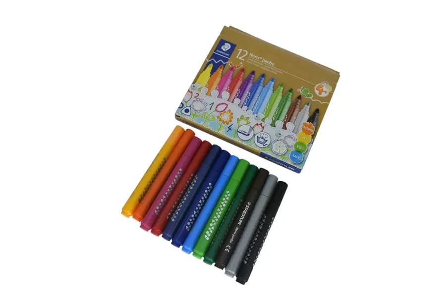 MARCADOR STAEDTLER X 12COL JUMBO TRIANG 3MM