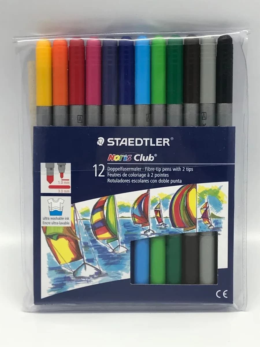 MARCADOR STAEDTLER X 12COL 2PUNTAS