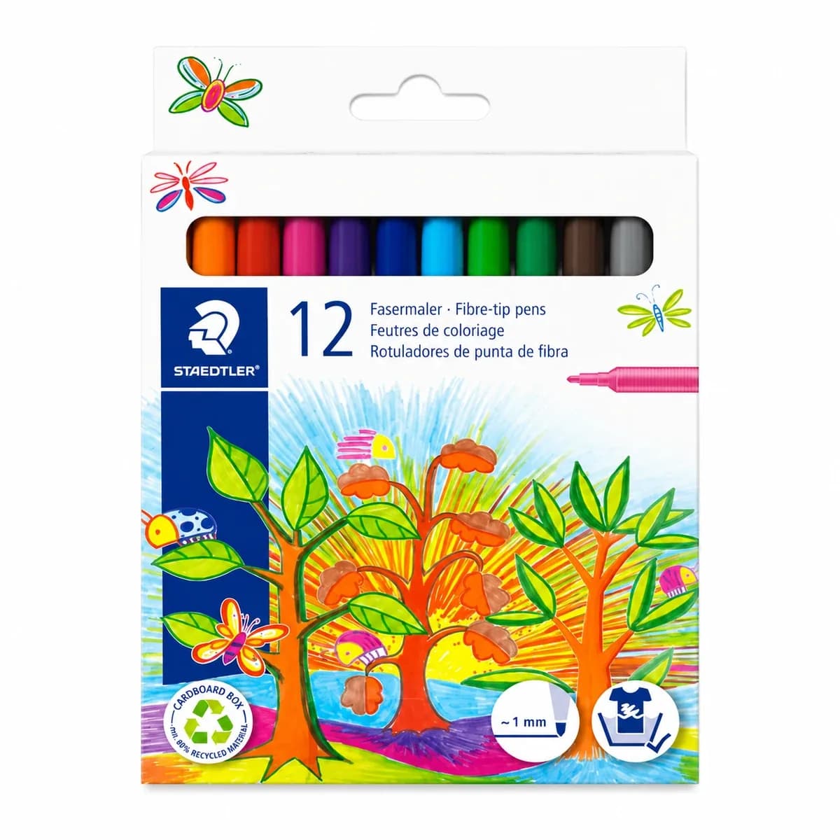 MARCADOR STAEDTLER X 12COL NORIS