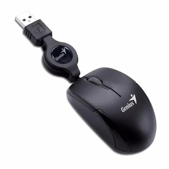 MOUSE MICRO TRAVELER MINI GENIUS USB BLACK