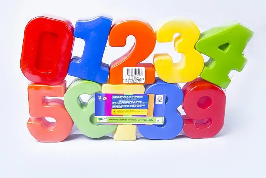 LEGO NUMEROS GIGANTES PLASTICOS 2258 X 10PZ
