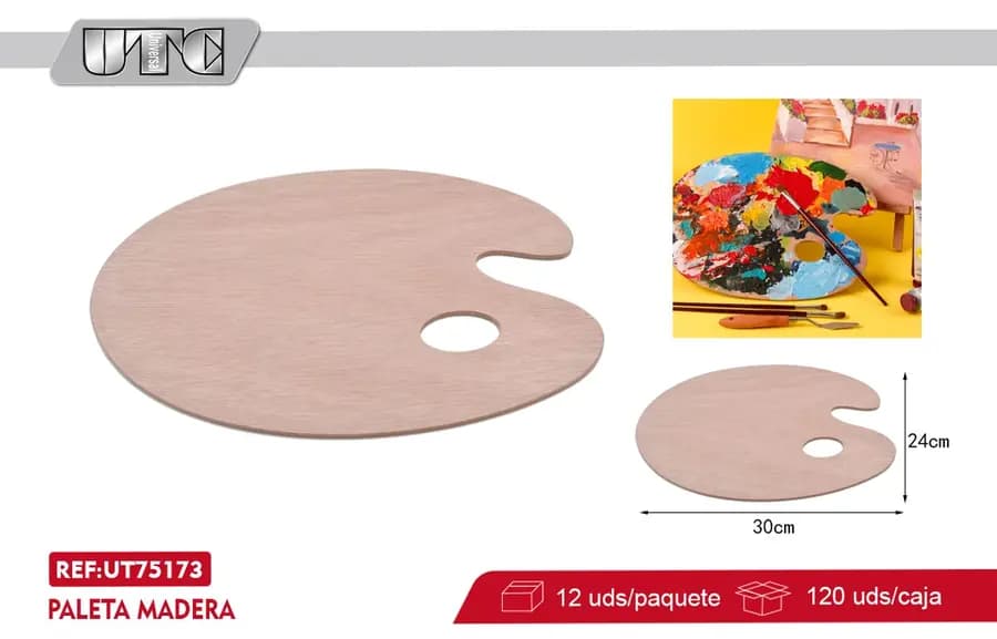PALETA 24X30 OVALADA O CUADR