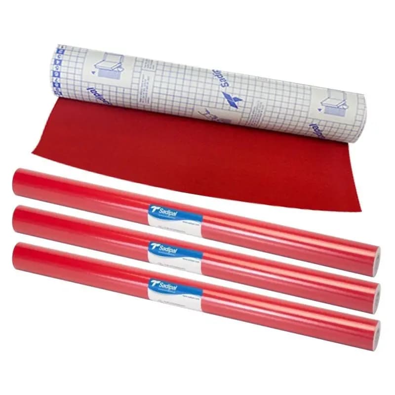 ROLLO PAPEL ALUMINIO SADIPAL ROJO