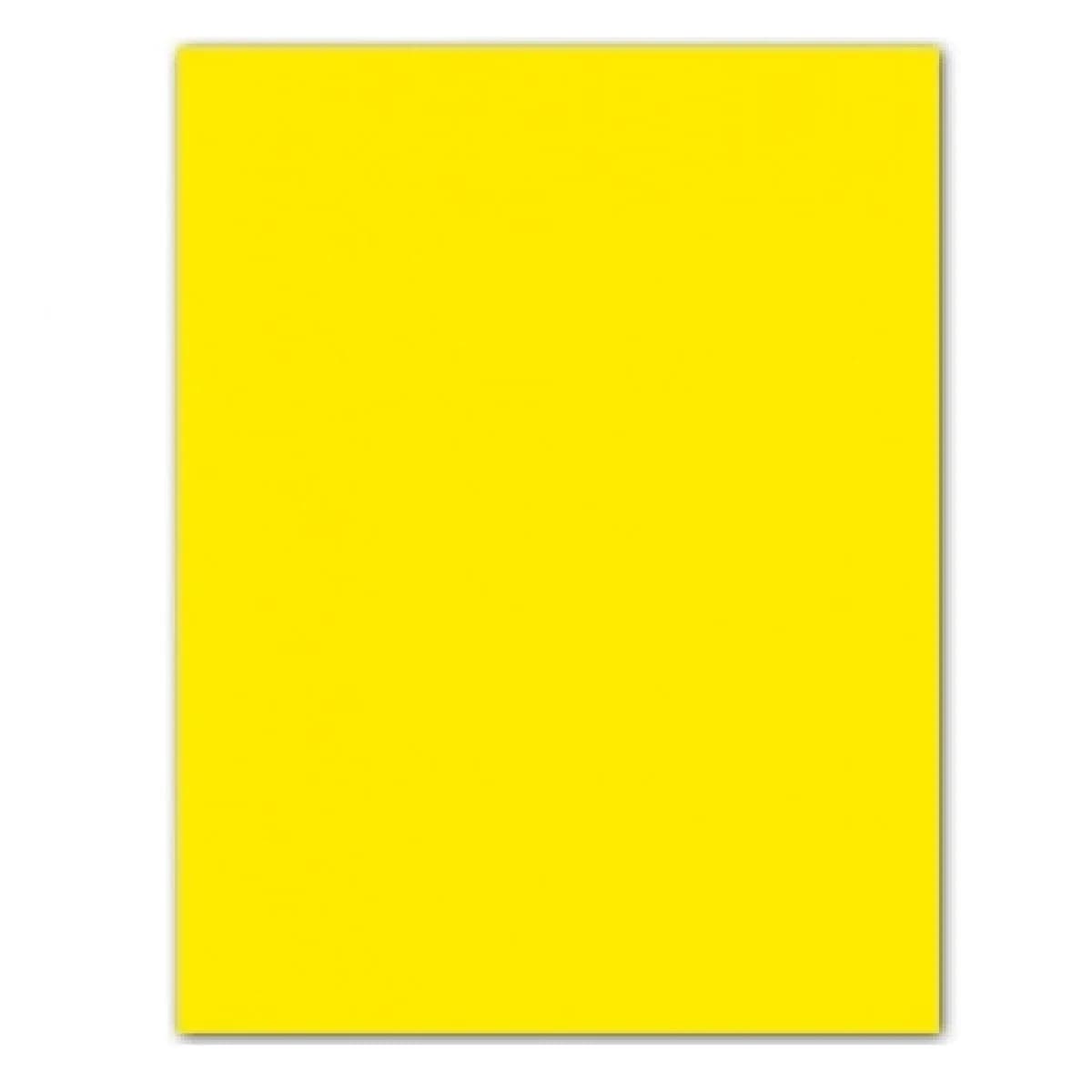 PLIEGO PAPEL 65X90 BOND 60 GR AMARILLO