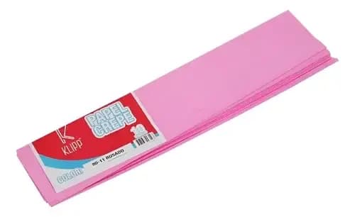 PLIEGO PAPEL CREPE FOSFORESCENTE ROSADO