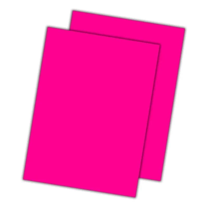 PLIEGO PAPEL FOSFORESCENTE FUCSIA