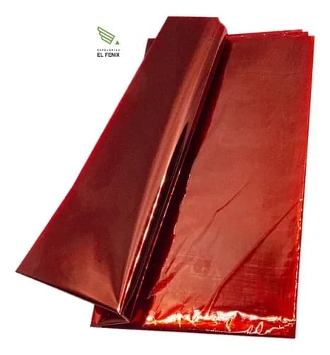 PLIEGO PAPEL GLASS ROJO