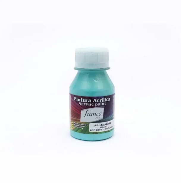 PINTURA ACRILICA FRANCO 60ML AGUA MARINA