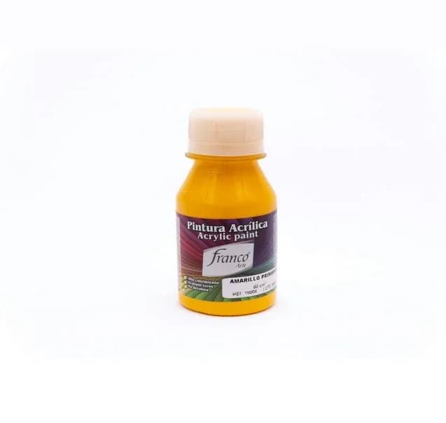 PINTURA ACRILICA FRANCO 60ML AMARILL PRIMARIO