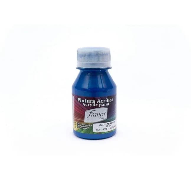 PINTURA ACRILICA FRANCO 60ML AZUL PRIMARIO