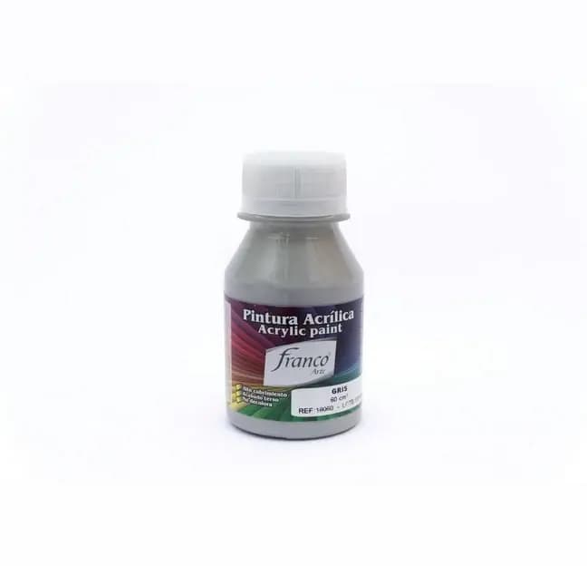 PINTURA ACRILICA FRANCO 60ML GRIS