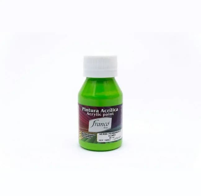 PINTURA ACRILICA FRANCO 60ML VERDE PERM
