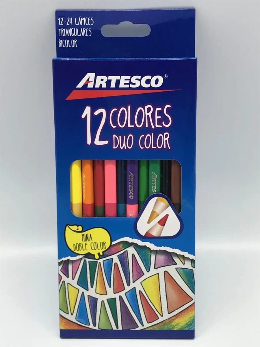 PINTURA ARTESCO X 12UN DOBLE PUNTA