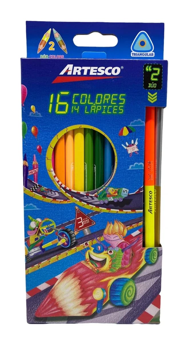 PINTURA ARTESCO X 12COL GRANDE TRIANGULAR