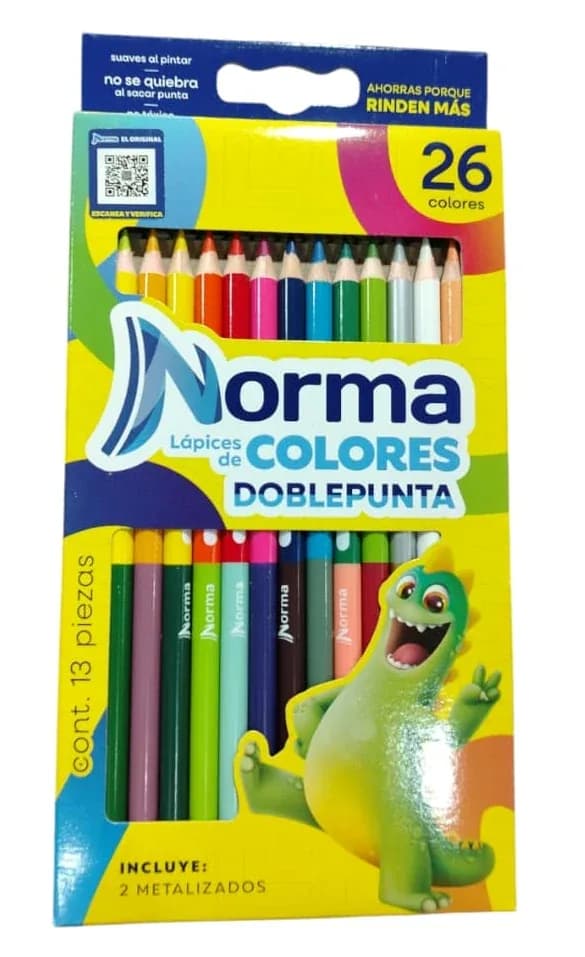 PINTURA NORMA X 12UN DOBLE PUNTA