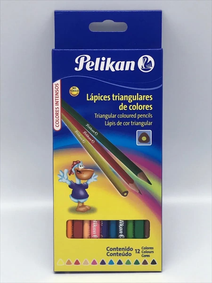 PINTURA PELIKAN X 12COL GRANDE TRIANGULAR