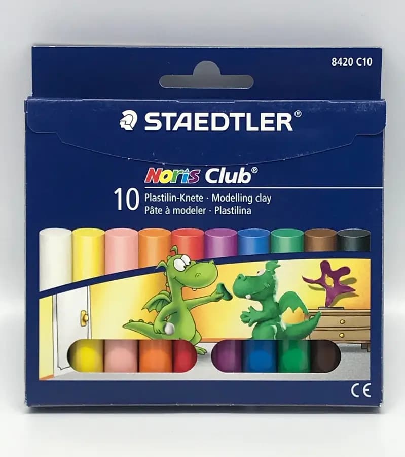 PLASTILINA STAEDTLER X 10COL JUMBO